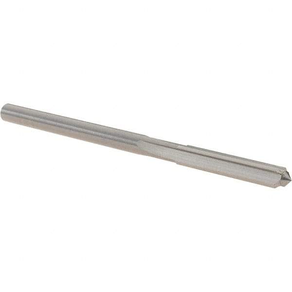 OSG - 11/64" Solid Carbide Chucking Reamer - Straight Flute, 5/32" Straight Shank, 7/8" Flute Length, 2-3/4" OAL - Industrial Tool & Supply