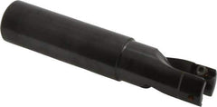 Kennametal - 1" Cut Diam, 0.404" Max Depth of Cut, 1" Shank Diam, 5" OAL, Indexable Square Shoulder End Mill - LFEW 252... Inserts, Cylindrical Shank, 0° Lead Angle - Industrial Tool & Supply