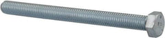 Value Collection - 1/2-13 UNC, 6" Length Under Head Hex Head Cap Screw - Fully Threaded, Grade 5 Steel, Zinc-Plated Finish, 3/4" Hex - Industrial Tool & Supply
