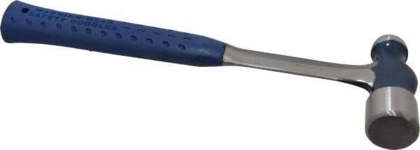 Estwing - 1-1/2 Lb Head Ball Pein Hammer - Steel Handle, 1-3/8" Face Diam, 13-1/2" OAL, Steel with Cushion Grip - Industrial Tool & Supply