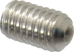 Value Collection - M5x0.80 Metric Coarse, 8mm OAL, Cup Point Set Screw - Grade 18-8 & Austenitic A2 Stainless Steel, 2.5mm Key - Industrial Tool & Supply