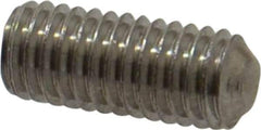 Value Collection - M5x0.80 Metric Coarse, 12mm OAL, Cup Point Set Screw - Grade 18-8 & Austenitic A2 Stainless Steel, 2.5mm Key - Industrial Tool & Supply