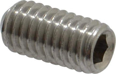 Value Collection - M6x1.00 Metric Coarse, 12mm OAL, Cup Point Set Screw - Grade 18-8 & Austenitic A2 Stainless Steel, 3mm Key - Industrial Tool & Supply