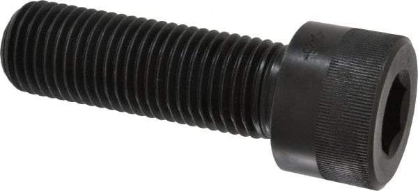 Holo-Krome - 1-1/4 - 7 UNC Hex Socket Drive, Socket Cap Screw - Alloy Steel, Black Oxide Finish, Partially Threaded, 4" Length Under Head - Industrial Tool & Supply