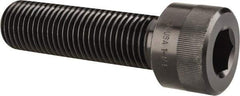 Holo-Krome - 1-1/4 - 7 UNC Hex Socket Drive, Socket Cap Screw - Alloy Steel, Black Oxide Finish, Partially Threaded, 4-1/2" Length Under Head - Industrial Tool & Supply