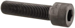 Holo-Krome - 1-1/4 - 7 UNC Hex Socket Drive, Socket Cap Screw - Alloy Steel, Black Oxide Finish, Partially Threaded, 5" Length Under Head - Industrial Tool & Supply