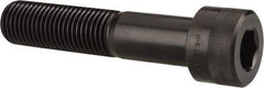 Holo-Krome - 1-1/4 - 7 UNC Hex Socket Drive, Socket Cap Screw - Alloy Steel, Black Oxide Finish, Partially Threaded, 6" Length Under Head - Industrial Tool & Supply