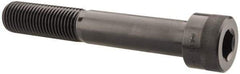 Holo-Krome - 1-1/4 - 7 UNC Hex Socket Drive, Socket Cap Screw - Alloy Steel, Black Oxide Finish, Partially Threaded, 8" Length Under Head - Industrial Tool & Supply