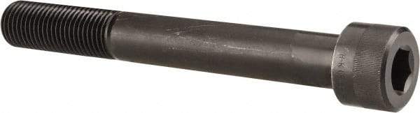 Holo-Krome - 1-1/4 - 7 UNC Hex Socket Drive, Socket Cap Screw - Alloy Steel, Black Oxide Finish, Partially Threaded, 10" Length Under Head - Industrial Tool & Supply