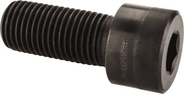 Holo-Krome - 1-1/2 - 6 UNC Hex Socket Drive, Socket Cap Screw - Alloy Steel, Black Oxide Finish, Fully Threaded, 3-1/2" Length Under Head - Industrial Tool & Supply