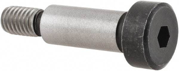 Holo-Krome - 8mm Shoulder Diam x 20mm Shoulder Length, M6x1 Metric Coarse, Hex Socket Shoulder Screw - 12.9 Alloy Steel, Uncoated, 5.32 to 5.5mm Head Height x 12.73 to 13mm Head Diam - Industrial Tool & Supply