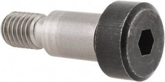 Holo-Krome - 10mm Shoulder Diam x 16mm Shoulder Length, M8x1.25 Metric Coarse, Hex Socket Shoulder Screw - 12.9 Alloy Steel, Uncoated, 6.78 to 7mm Head Height x 15.73 to 16mm Head Diam - Industrial Tool & Supply