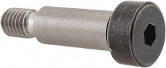 Holo-Krome - 10mm Shoulder Diam x 25mm Shoulder Length, M8x1.25 Metric Coarse, Hex Socket Shoulder Screw - 12.9 Alloy Steel, Uncoated, 6.78 to 7mm Head Height x 15.73 to 16mm Head Diam - Industrial Tool & Supply
