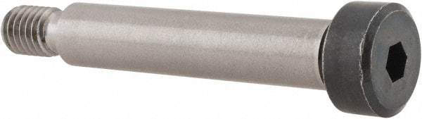 Holo-Krome - 10mm Shoulder Diam x 50mm Shoulder Length, M8x1.25 Metric Coarse, Hex Socket Shoulder Screw - 12.9 Alloy Steel, Uncoated, 6.78 to 7mm Head Height x 15.73 to 16mm Head Diam - Industrial Tool & Supply