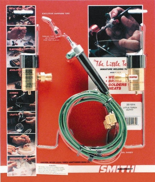 Miller/Smith - 7 Piece, Tip Number 5, Outfit for Disposable Tanks Oxygen & MAPP Propane - Industrial Tool & Supply