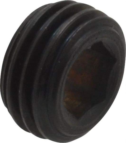 Holo-Krome - 7/16-20 UNF, 7/32" OAL, Socket Jam Screw - 7/32" Hex Key, Alloy Steel, Uncoated - Industrial Tool & Supply