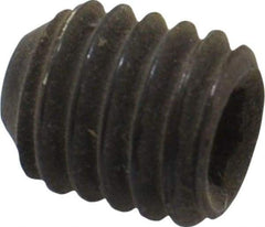 Holo-Krome - 3/8-16 UNC, 7/16" OAL, Cup Point Set Screw - Grade 8 Alloy Steel, 3/16" Key - Industrial Tool & Supply
