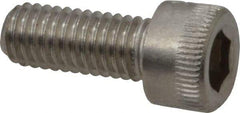 Holo-Krome - #10-32 UNF Hex Socket Drive, Socket Cap Screw - Grade 18-8 Stainless Steel, Uncoated, Fully Threaded, 1/2" Length Under Head - Industrial Tool & Supply