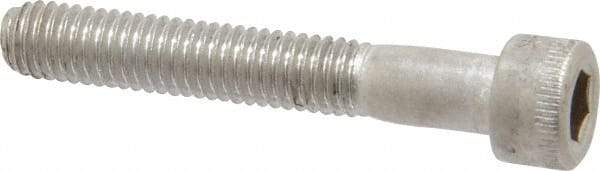 Holo-Krome - #10-32 UNF Hex Socket Drive, Socket Cap Screw - Grade 18-8 Stainless Steel, Uncoated, Partially Threaded, 1-1/4" Length Under Head - Industrial Tool & Supply