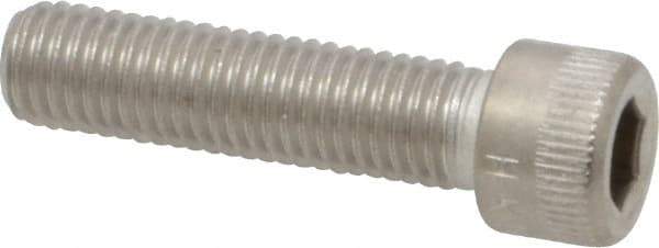 Holo-Krome - 1/4-28 UNF Hex Socket Drive, Socket Cap Screw - Grade 18-8 Stainless Steel, Uncoated, Fully Threaded, 1" Length Under Head - Industrial Tool & Supply