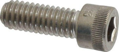 Holo-Krome - 5/16-18 UNC Hex Socket Drive, Socket Cap Screw - Grade 18-8 Stainless Steel, Uncoated, Fully Threaded, 7/8" Length Under Head - Industrial Tool & Supply