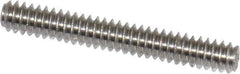 Value Collection - #6-32 UNC, 1" OAL, Cup Point Set Screw - Grade 18-8 Stainless Steel, 1/16" Key - Industrial Tool & Supply