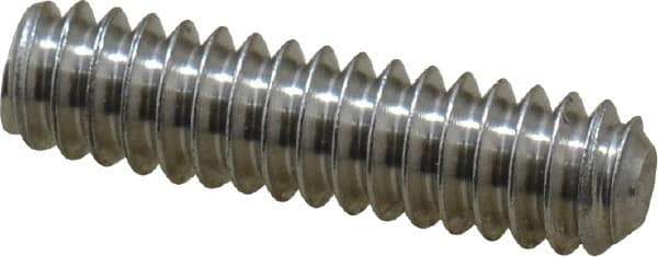 Value Collection - #10-24 UNC, 3/4" OAL, Cup Point Set Screw - Grade 18-8 Stainless Steel, 3/32" Key - Industrial Tool & Supply