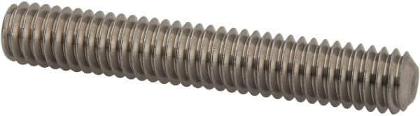 Value Collection - 5/16-18 UNC, 2" OAL, Cup Point Set Screw - Grade 18-8 Stainless Steel, 3/32" Key - Industrial Tool & Supply