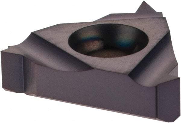 Iscar - 16IR Internal Right Hand 14 NPT Laydown Threading Insert - Grade IC908, TiAlN Coated Carbide, 9.53mm Inscribed Circle - Industrial Tool & Supply