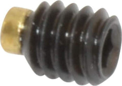 Made in USA - #8-32 UNC, 3/16" Length of Thread, Soft Tip Point Set Screw - Grade 8 Alloy Steel - Industrial Tool & Supply