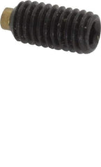 Made in USA - #10-32 UNF, 3/8" Length of Thread, Soft Tip Point Set Screw - Grade 8 Alloy Steel - Industrial Tool & Supply