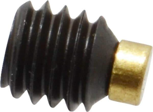 Made in USA - 5/16-18 UNC, 5/16" Length of Thread, Soft Tip Point Set Screw - Grade 8 Alloy Steel - Industrial Tool & Supply