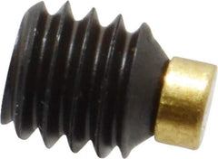 Made in USA - 5/16-18 UNC, 5/16" Length of Thread, Soft Tip Point Set Screw - Grade 8 Alloy Steel - Industrial Tool & Supply