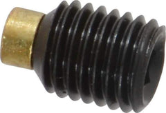 Made in USA - 5/16-24 UNF, 3/8" Length of Thread, Soft Tip Point Set Screw - Grade 8 Alloy Steel - Industrial Tool & Supply