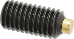 Made in USA - 1/2-13 UNC, 1" Length of Thread, Soft Tip Point Set Screw - Grade 8 Alloy Steel - Industrial Tool & Supply