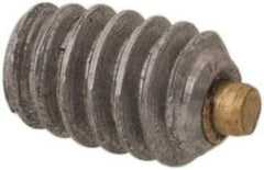 Made in USA - #2-56 UNC, 1/8" Length of Thread, Soft Tip Point Set Screw - Grade 18-8 Stainless Steel - Industrial Tool & Supply