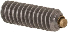 Made in USA - #2-56 UNC, 1/4" Length of Thread, Soft Tip Point Set Screw - Grade 18-8 Stainless Steel - Industrial Tool & Supply