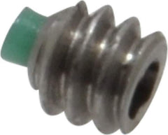 Made in USA - #6-32 UNC, 1/8" Length of Thread, Soft Tip Point Set Screw - Grade 18-8 Stainless Steel - Industrial Tool & Supply