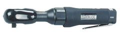 Sioux Tools - 1/2" Drive, 185 RPM, 50 Ft/Lb Torque Ratchet Wrench - Angled Handle, 150 IPM, 3 to 12 CFM, 1/4" NPT Inlet - Industrial Tool & Supply