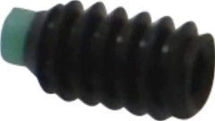 Made in USA - #4-40 UNC, 3/16" Length of Thread, Soft Tip Point Set Screw - Grade 8 Alloy Steel - Industrial Tool & Supply