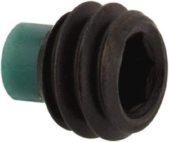 Made in USA - #8-32 UNC, 1/8" Length of Thread, Soft Tip Point Set Screw - Grade 8 Alloy Steel - Industrial Tool & Supply