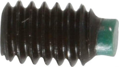 Made in USA - #8-32 UNC, 1/4" Length of Thread, Soft Tip Point Set Screw - Grade 8 Alloy Steel - Industrial Tool & Supply