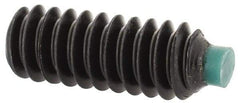 Made in USA - #10-24 UNC, 1/2" Length of Thread, Soft Tip Point Set Screw - Grade 8 Alloy Steel - Industrial Tool & Supply