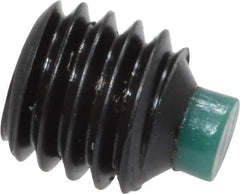 Made in USA - #10-32 UNF, 3/16" Length of Thread, Soft Tip Point Set Screw - Grade 8 Alloy Steel - Industrial Tool & Supply