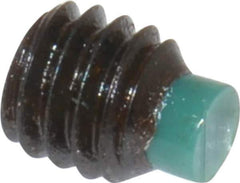 Made in USA - M4, 4mm Length of Thread, Soft Tip Point Set Screw - Grade 8 Alloy Steel - Industrial Tool & Supply