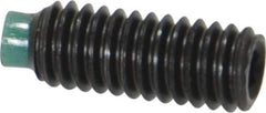Made in USA - M4, 10mm Length of Thread, Soft Tip Point Set Screw - Grade 8 Alloy Steel - Industrial Tool & Supply