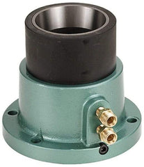 Eagle Rock - Series 5C Step, 2" Collet Capacity, Horizontal Standard Collet Holding Fixture - Air Activated, 5-1/2" Base Diam Width, 4-3/4" High - Industrial Tool & Supply