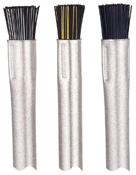 Gordon Brush - Parts Washer Flow-Through Brush - 1/2" Long, Nylon Bristles - Industrial Tool & Supply