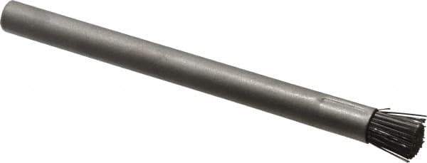 Gordon Brush - Parts Washer Flow-Through Brush - 1/2" Long, Stainless Steel/Nylon Bristles - Industrial Tool & Supply