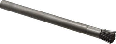 Gordon Brush - Parts Washer Flow-Through Brush - 1/2" Long, Stainless Steel/Nylon Bristles - Industrial Tool & Supply